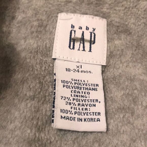 Baby GAP Navy W Fleece Lining Vest - Size 18-24 M - Picture 4 of 5